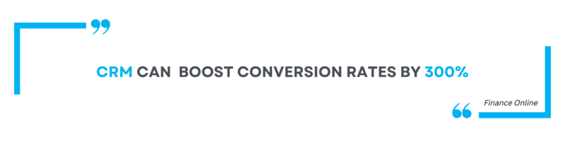 5 crm conversion rate