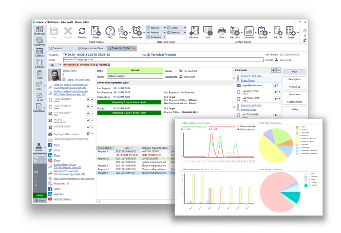 InfoServ CRM - Tickets