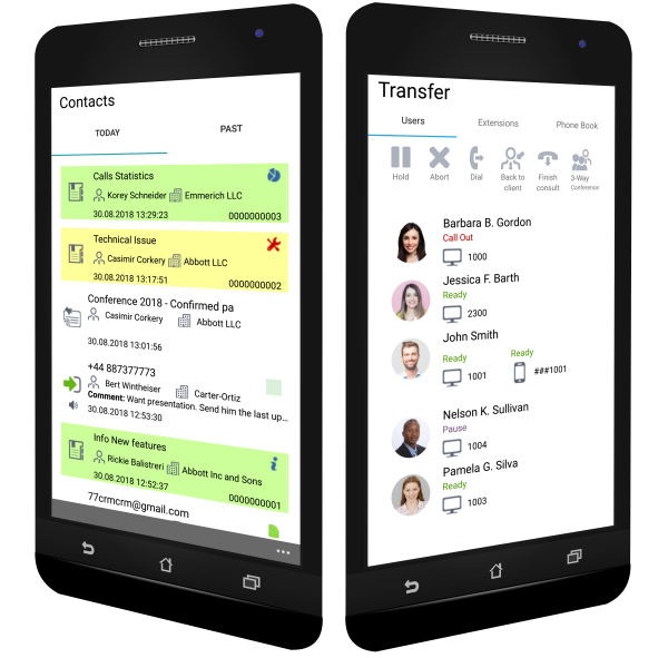 InfoServ CRM - Mobile Application