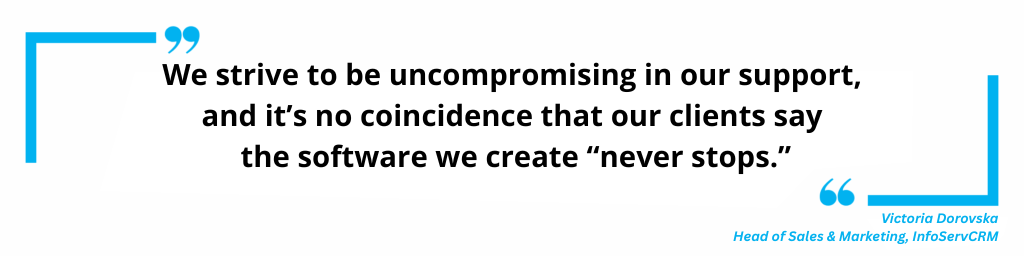 Dan Electronic: We strive to be uncompromising in support. Our clients say the software we create 'never stops.'