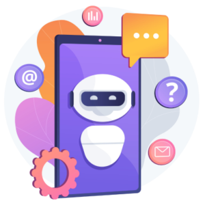 Chatbot stats illustration