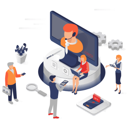 Helpdesk complaints illustration