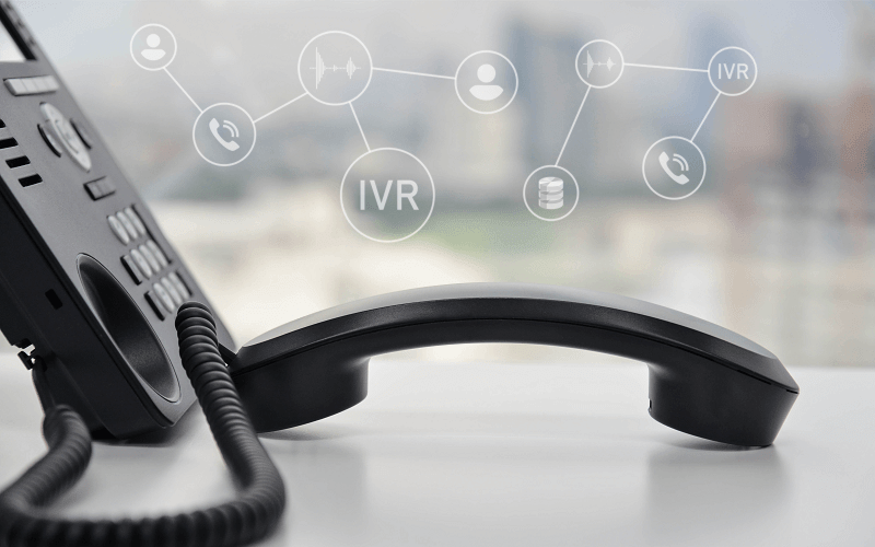 Call Center with integrated IVR